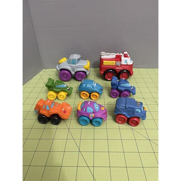 Tonka Chuck & Friends Wheel Pals Soft Vehicles Hasbro Lot Of 8 Trucks Cars - Picture 4 of 10